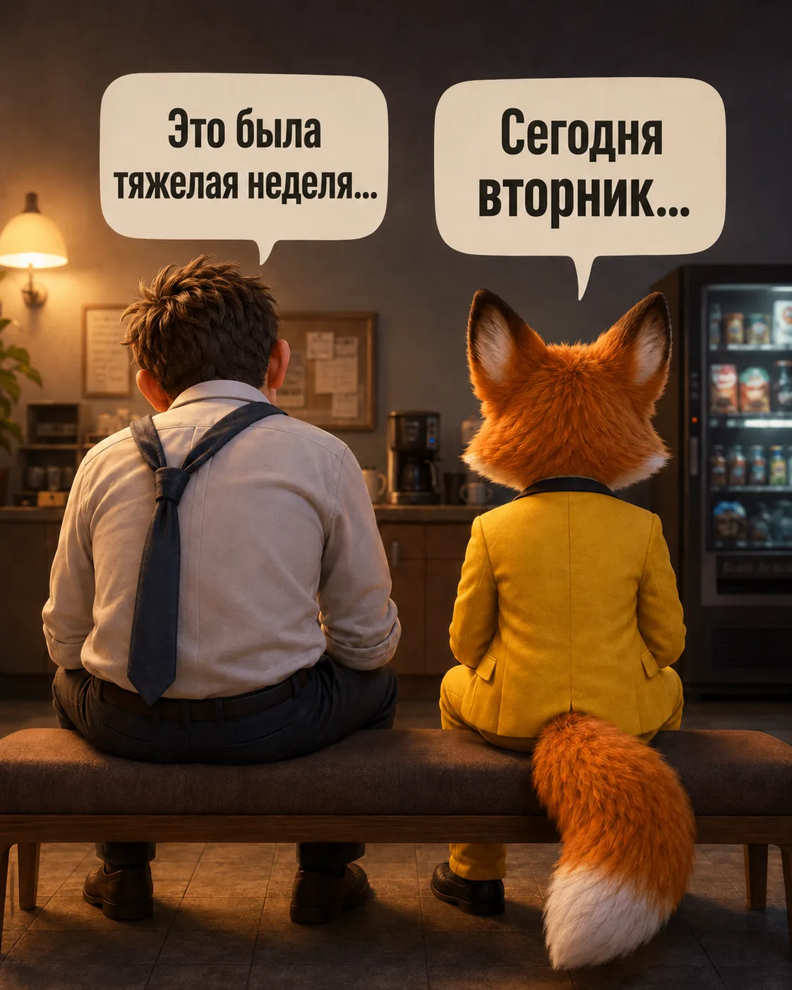 — Какая же это тяжёлая неделя…
