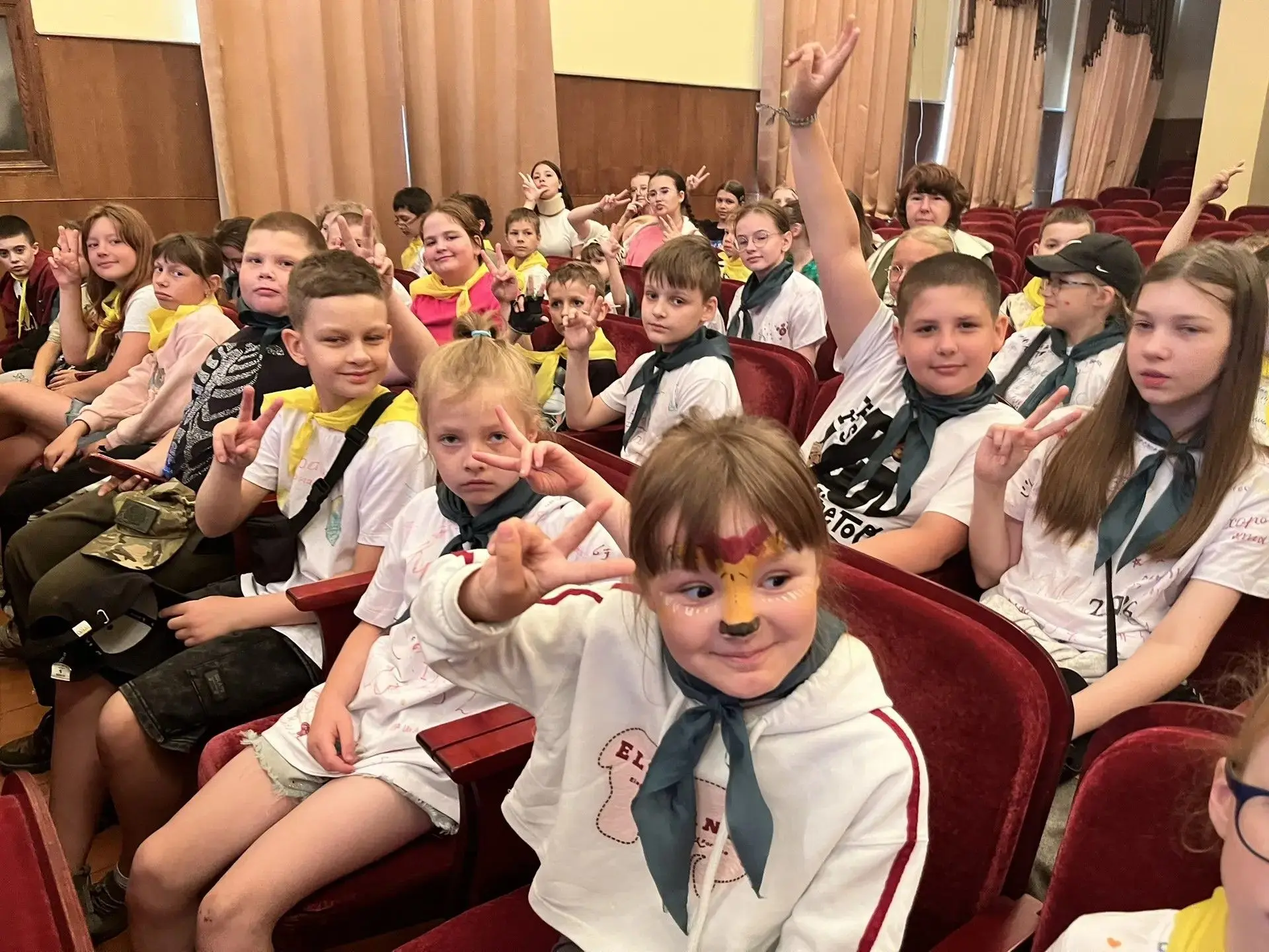 🎉 День аквагрима и пикника в лагере «Краски лета»: море красок, улыбок и хорошего настроения! 🎉В н