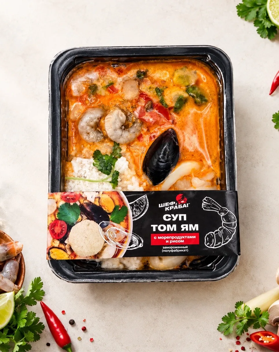 🍛 ТОМ ЯМ С МОРЕПРОДУКТАМИ И РИСОМ — ВКУСНЫЙ УЖИН ЗА НЕСКОЛЬКО МИНУТ! 🦐🌶️ ОСТРЫЙ❗️