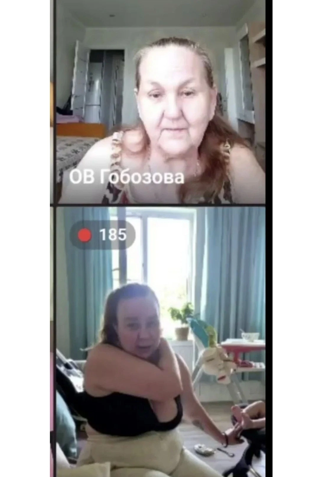 Когда выбрал себе жену, похожую на мать🤣 
 
Стримеры Ольга Васильевна Гобозова и Светлана Гобозова