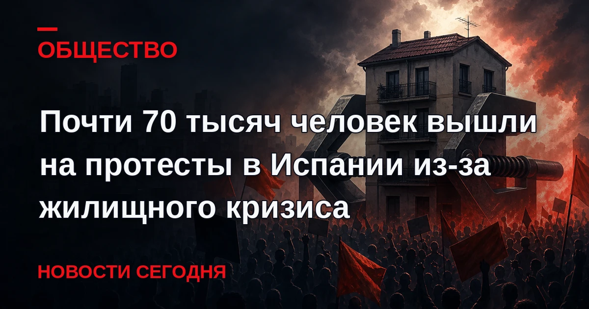 По всей Испании в эти выходные проходят акции протеста, связанные с жилищным кризисом. ...