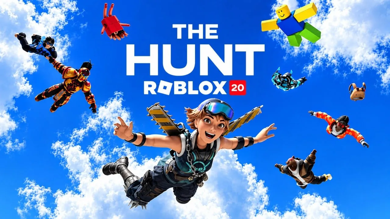 ⚡️ Roblox представила новое событие THE HUNT: Roblox 20! Старт — уже на этой неделе.