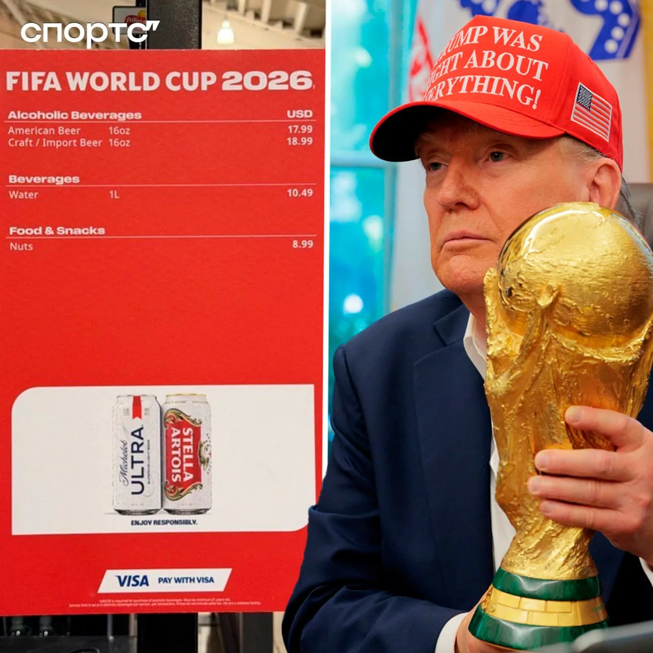 🤑 Зрители матчей ЧМ-2026 удивились высоким ценам на еду и напитки, которые организаторы установили 