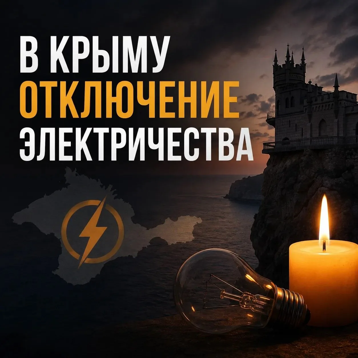 Симферополь, Евпатория, Саки, Раздольное, Армянск, Бахчисарай: в связи с отключением эл...