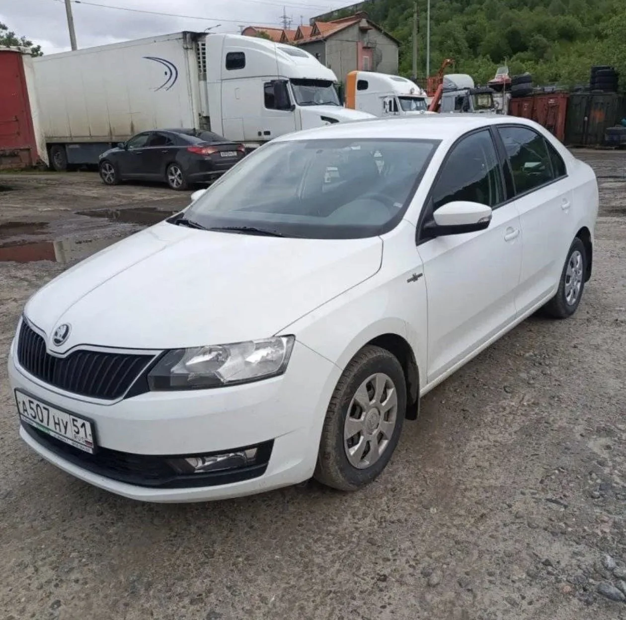 🚗 А сегодня выиграл на торгах вот такой Skoda Rapid!