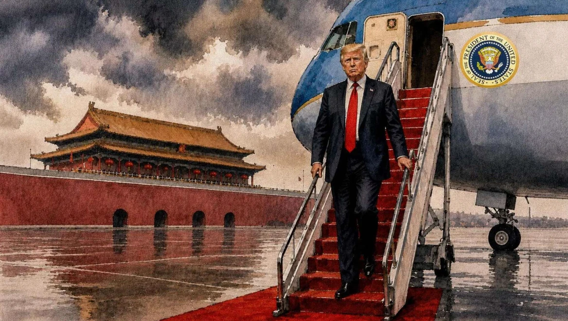 Дональд Трамп летит на поклон к Си Дзиньпину…  Сегодня Дональд Трамп начинает государственный трехдн