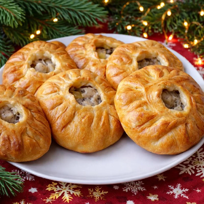 КУРНИКИ С КУРИЦЕЙ И КАРТОШКОЙ — ВАК БАЛИШ / МИНИ ПИРОГИ