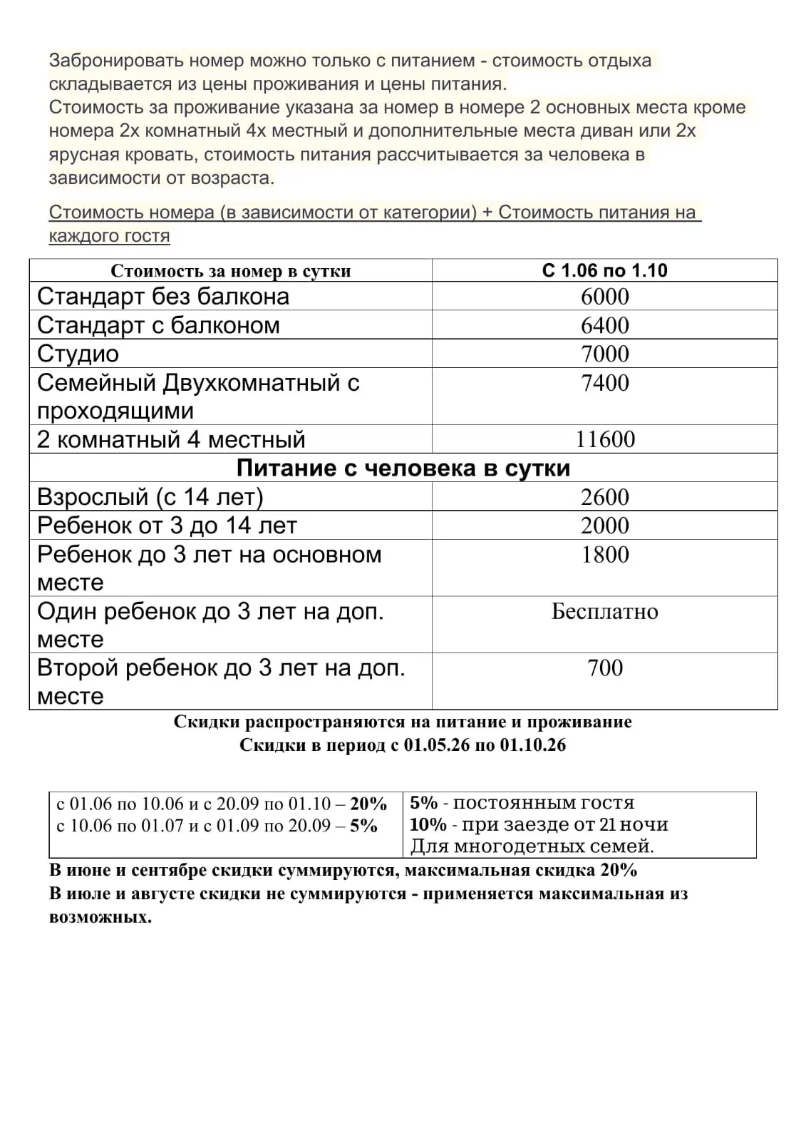 Отдых для всей семьи Весной!