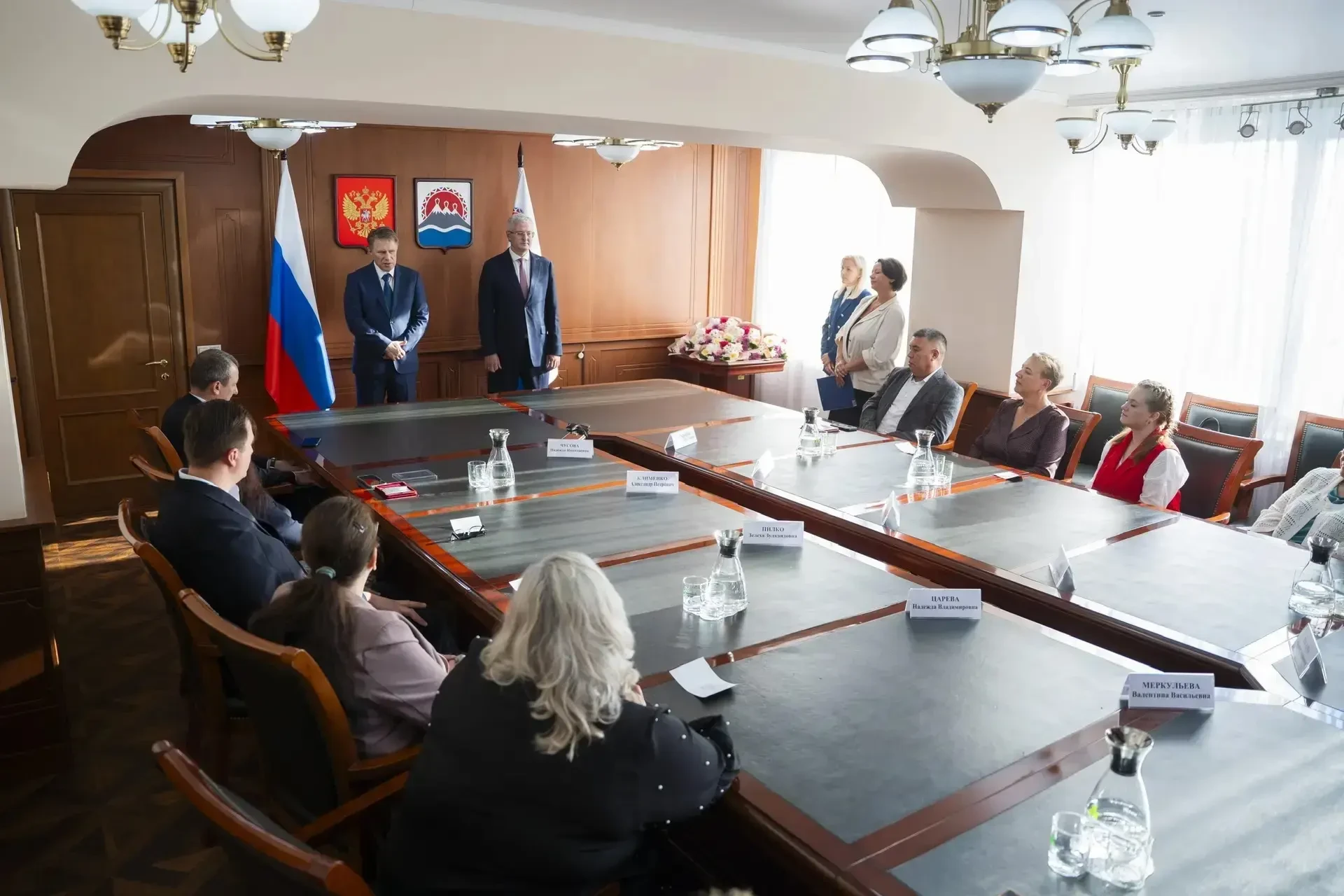 ⚡️Министр здравоохранения РФ Михаил Мурашко  во время рабочей поездки на Камчатку вмест...
