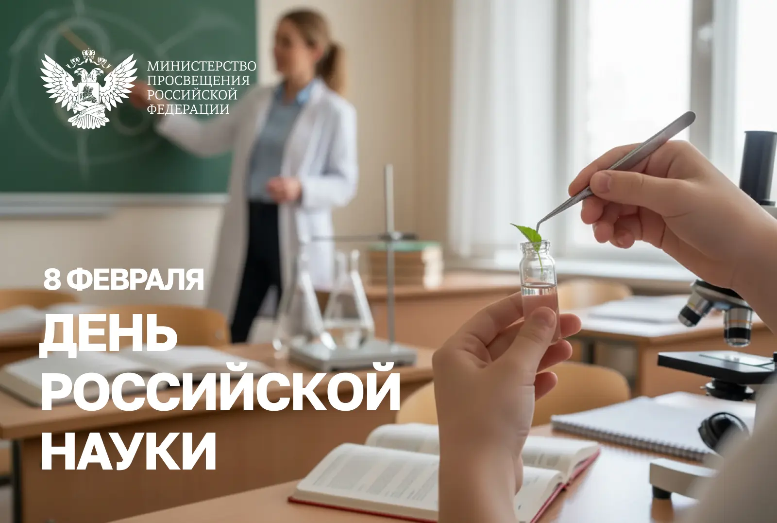 Поздравление Министра просвещения Российской Федерации Сергея Кравцова с Днем российско...
