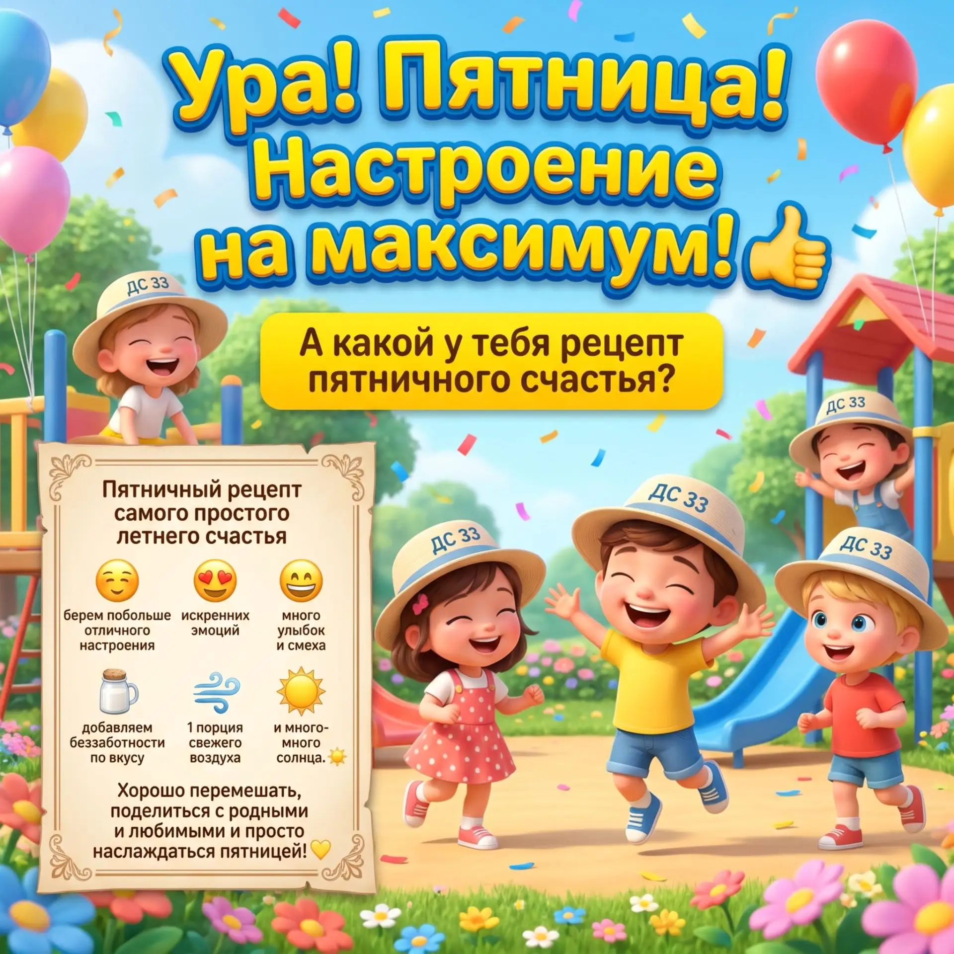 🎉 Ура, пятница! 🎉