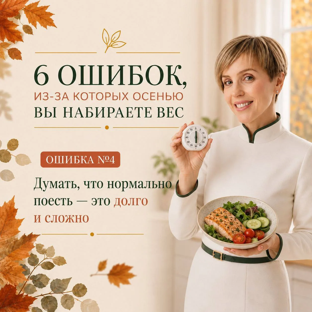 Ошибка №4. Думать, что нормально поесть – это долго и сложно