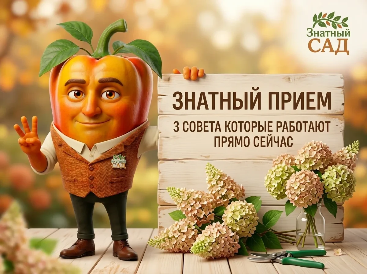 🌶️ ЗНАТНАЯ ХИТРОСТЬ: ГОРТЕНЗИЯ, КОТОРАЯ ПЕРЕЗИМУЕТ В ВАЗЕ