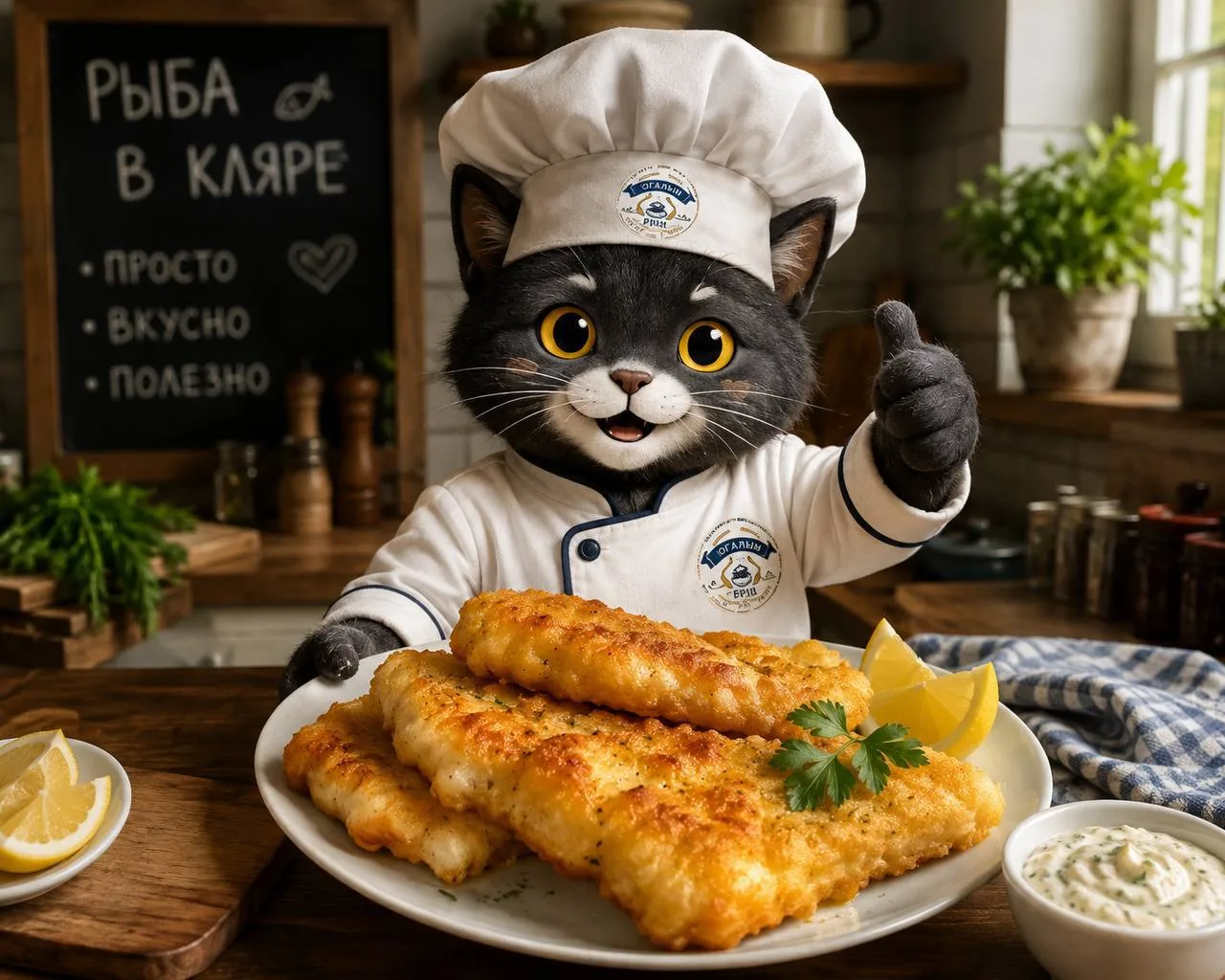 РЕЦЕПТ: РЫБА В КЛЯРЕ 🐠