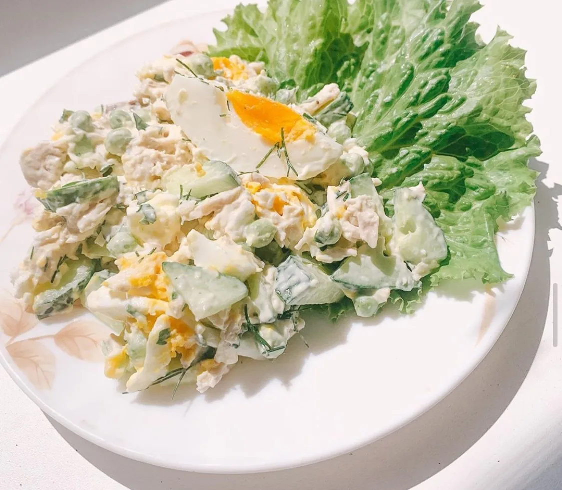 Салат высокобелковый 🥗