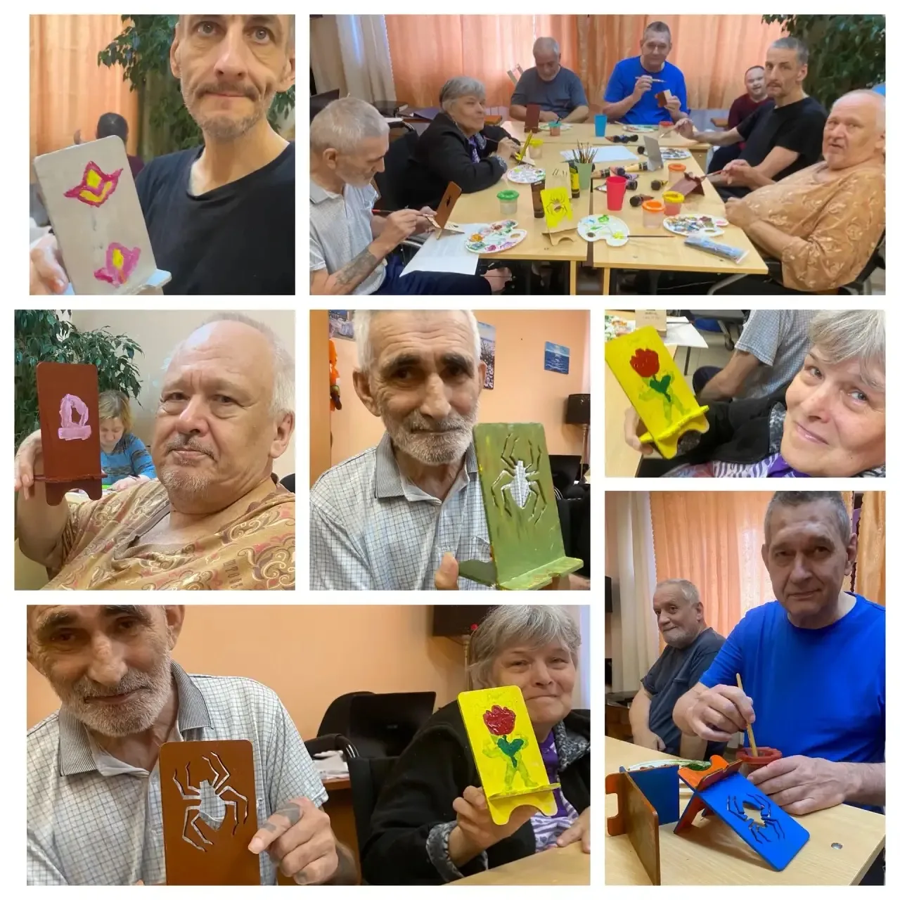 АРТ-ПОДСТАВКА ДЛЯ СМАРТФОНА: многослойный акрил 🎨📱
