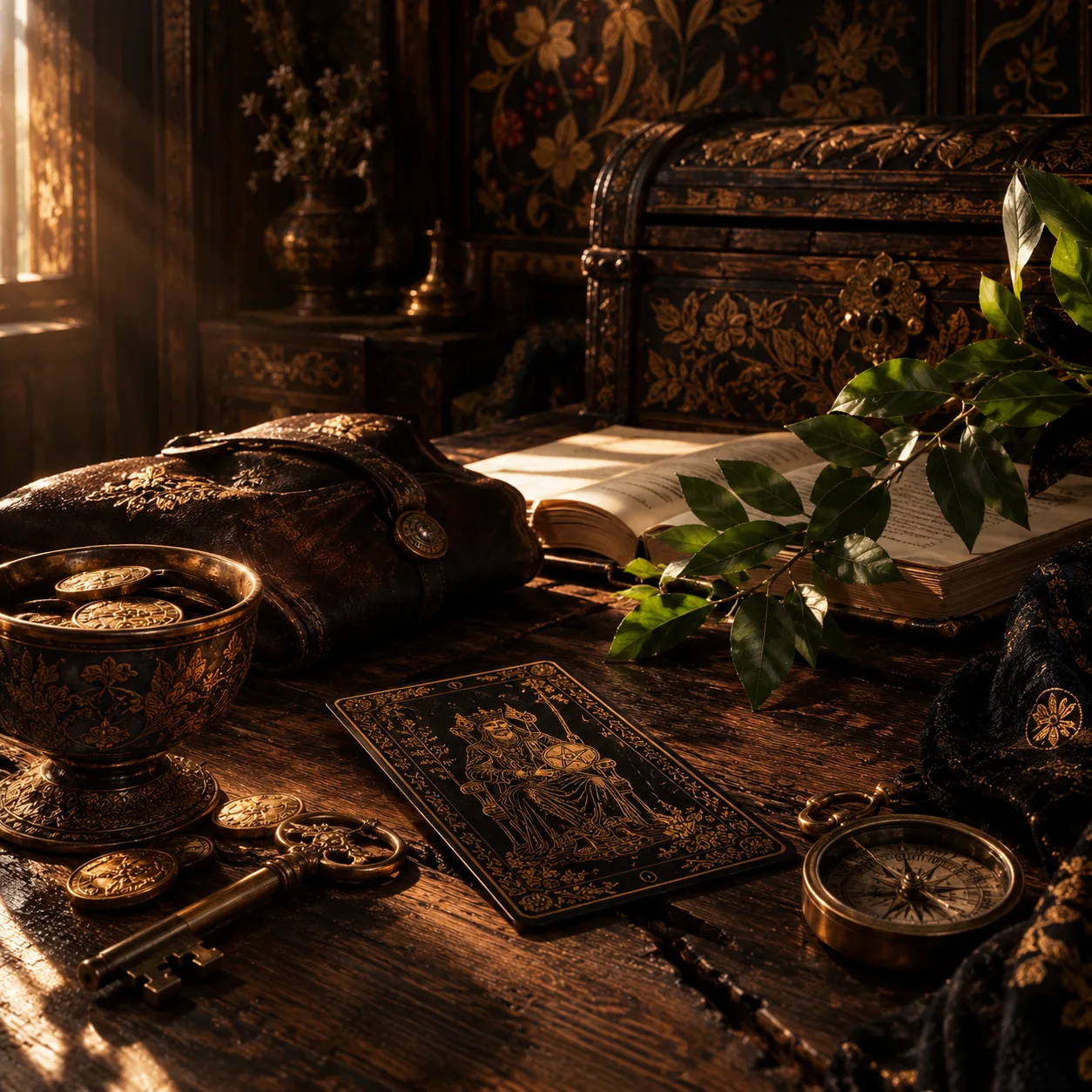 Карта дня — Король Пентаклей 👑🌿