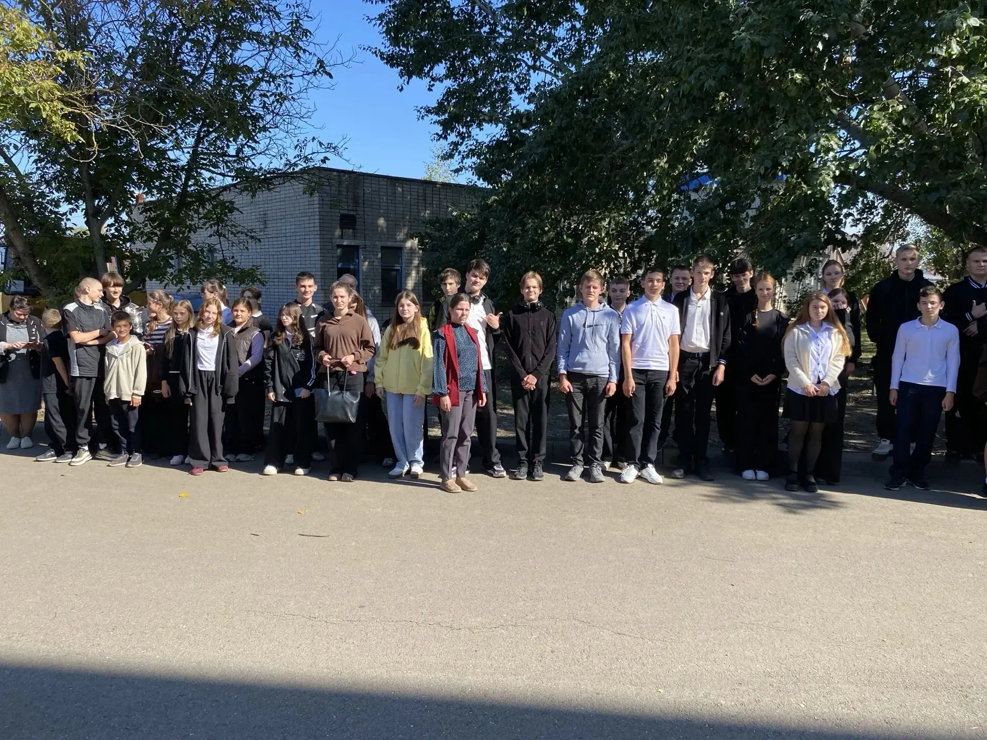 Сегодня прошла плановая учебная эвакуация.