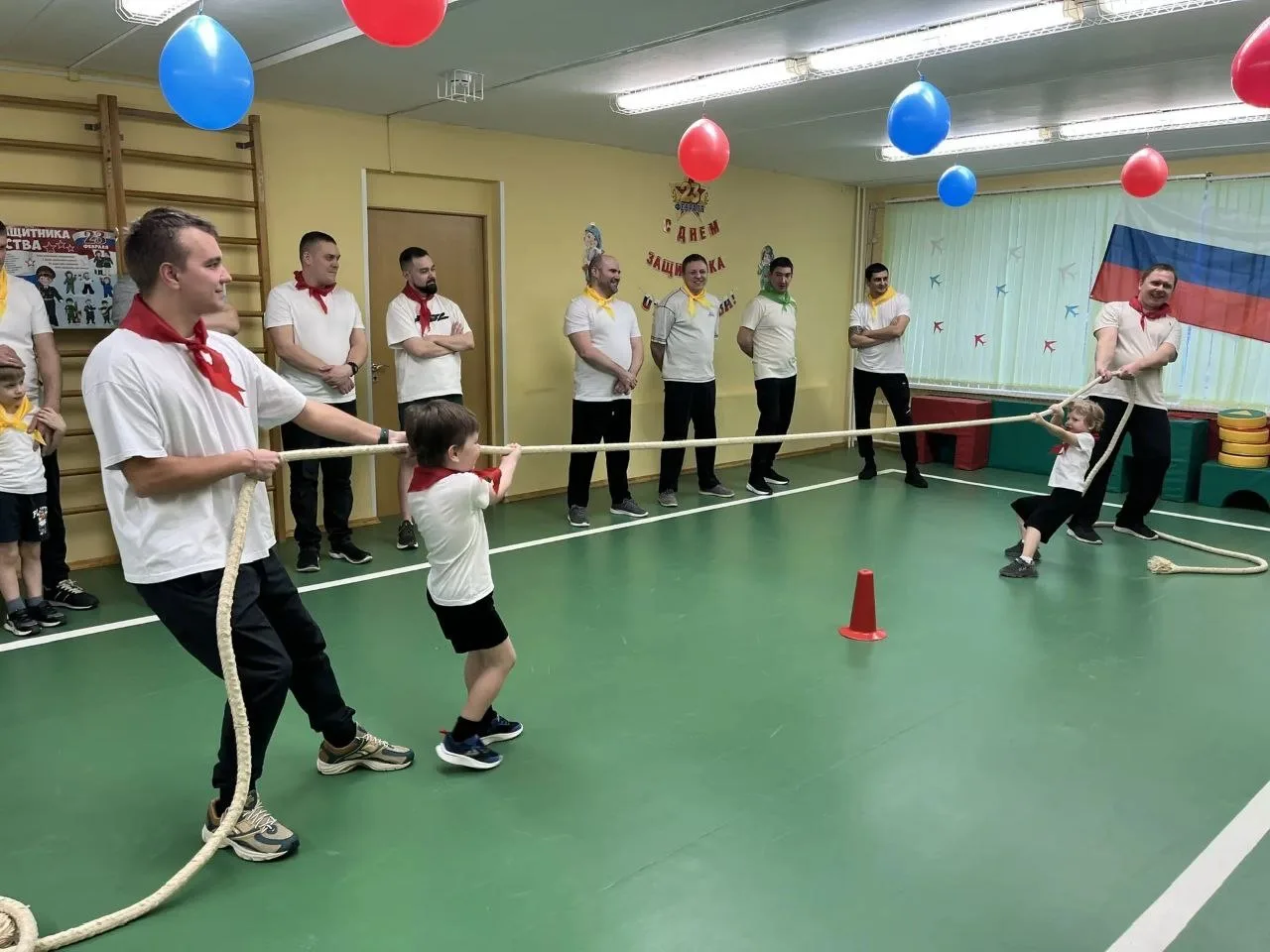 🎖️В средней группе 7Ш «Звёздочки» прошел спортивный праздник «Мой папа-лучше всех!», посвященный Дню