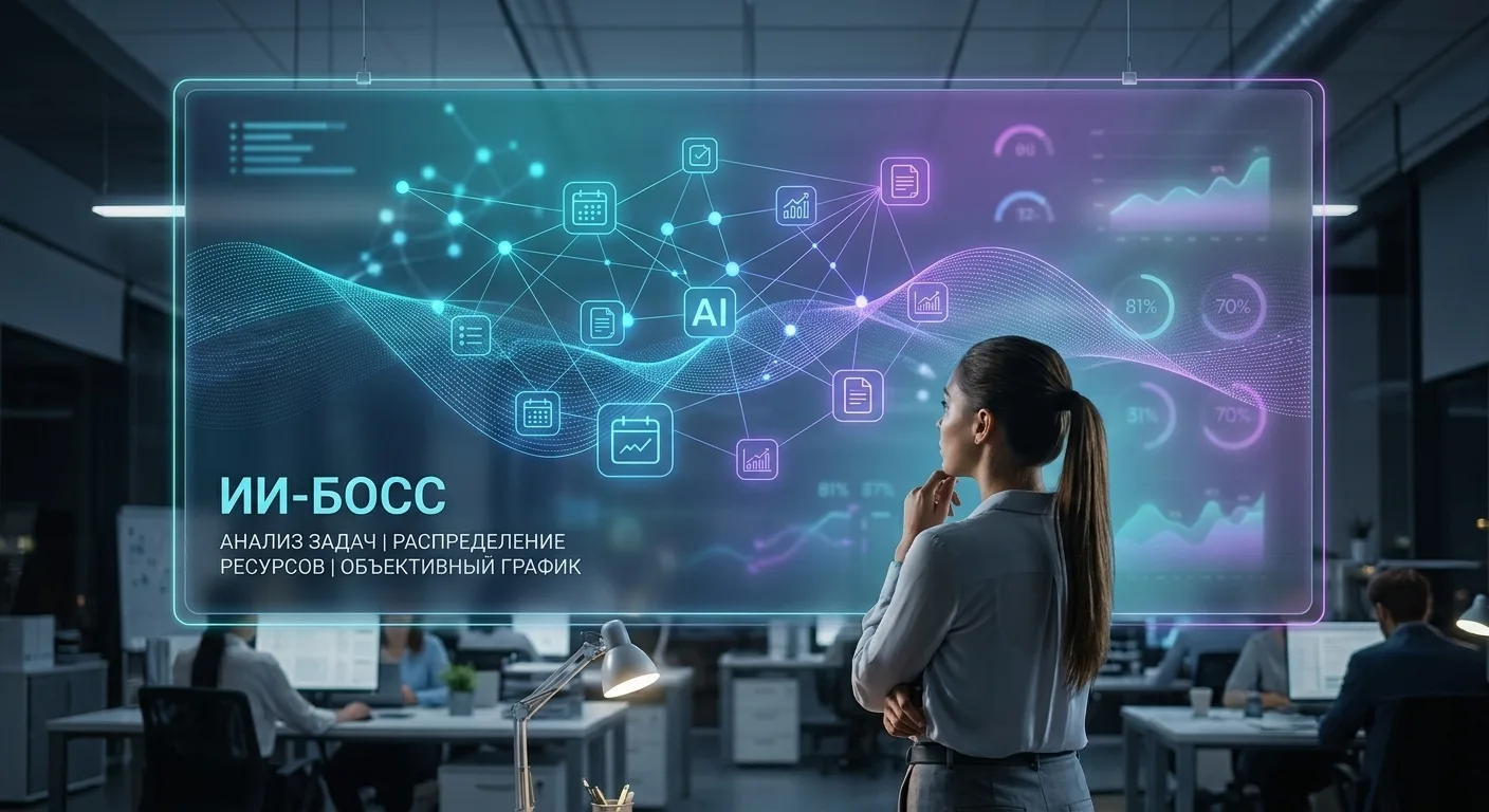 ИИ-босс: Кошмар или идеальный менеджер? 🤖  ​Пока мир спорит, 15% американцев (по данным Университета
