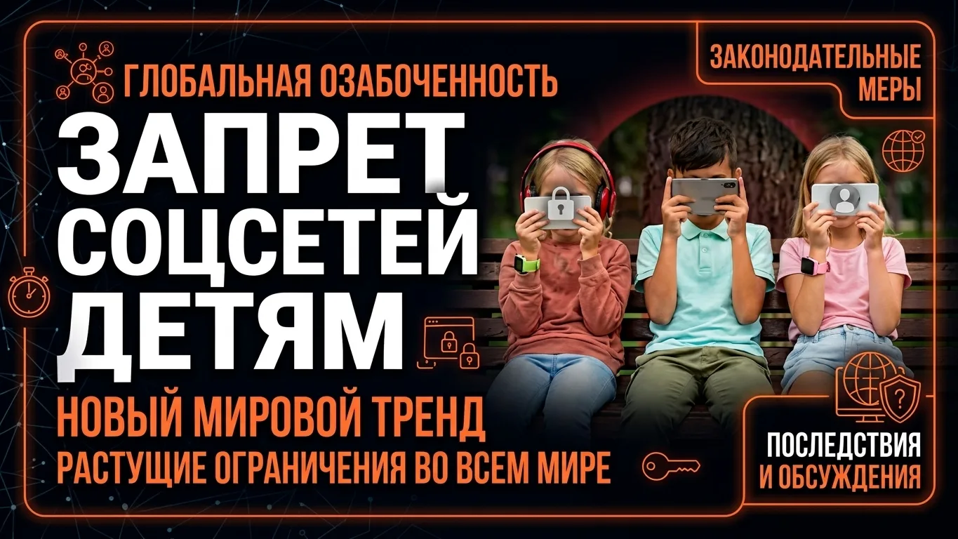 📵 Кажется, началось... новый тренд по запрету соцсетей и мессенджеров для подростков н...