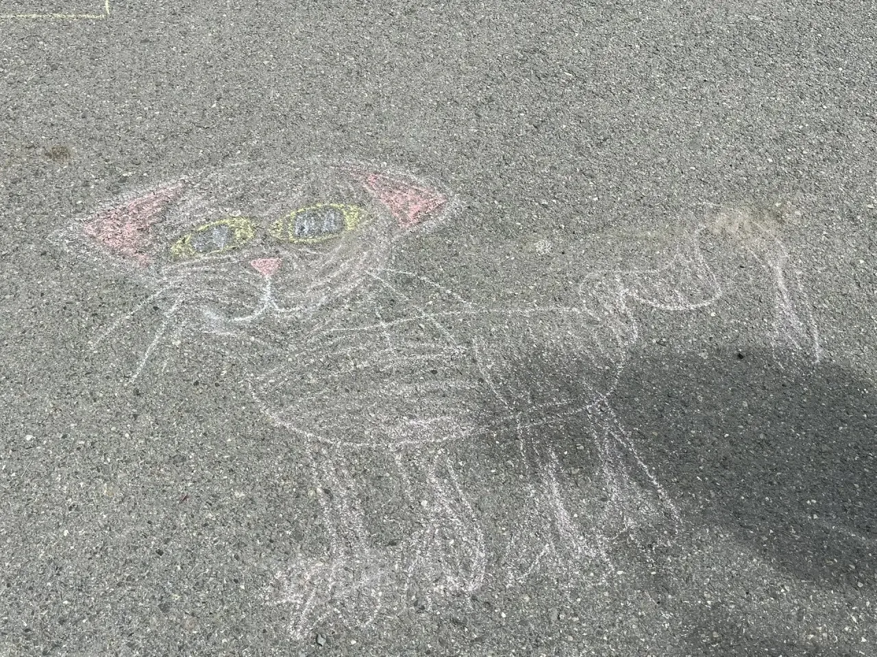 🎨🐾 В нашем Доме культуры прошел конкурс рисунков на асфальте «Мой хвостатый друг»! 🐾🎨