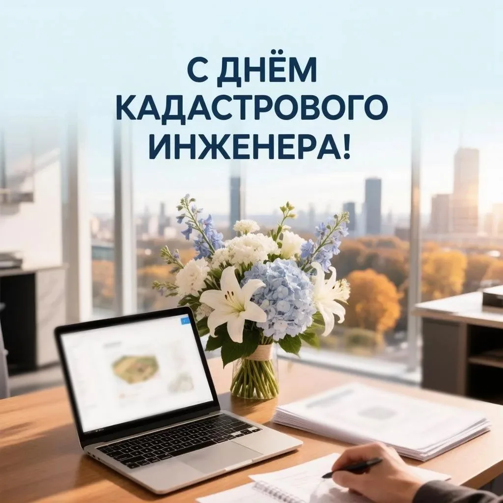 🎉 Дорогие друзья и коллеги! Поздравляем с Днем кадастрового инженера!