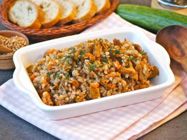 🍄 Гречка с лисичками