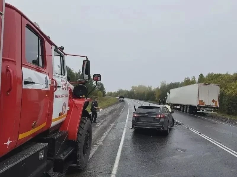 🚨 Жёсткая авария с грузовиком на трассе «Сибирь»