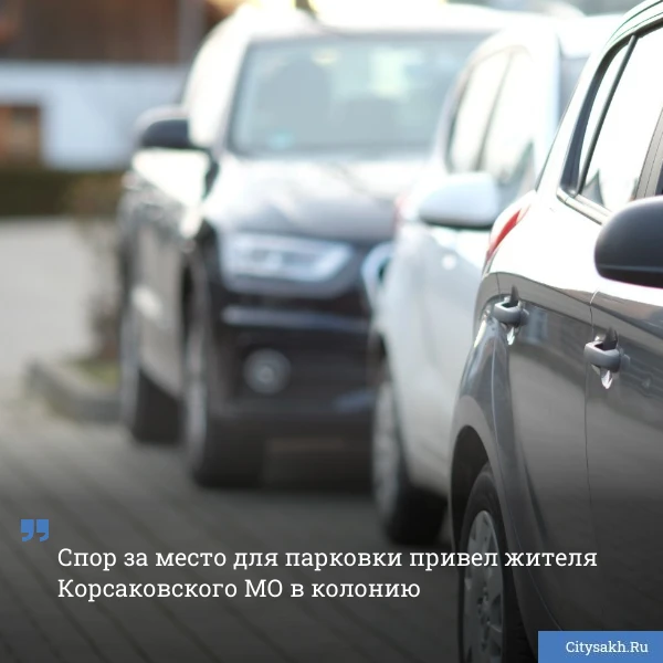 🫨 Житель Корсаковского района очень не хотел делиться парковочным местом. Жадность дов...