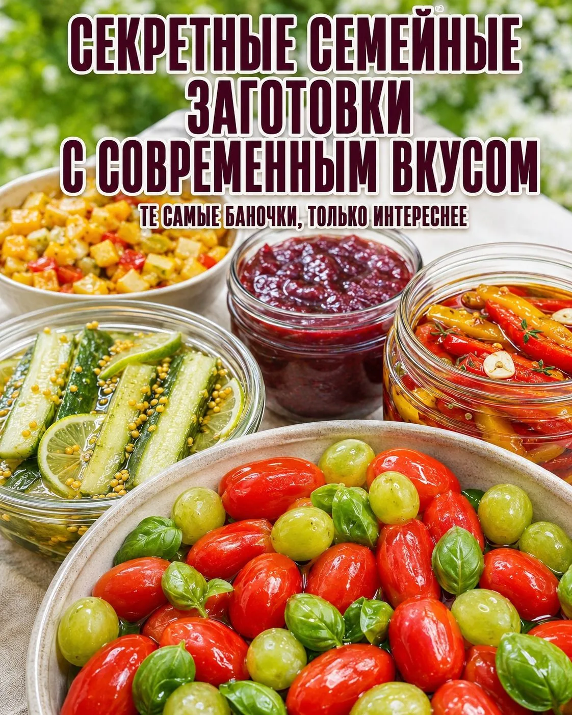 СЕКРЕТНЫЕ СЕМЕЙНЫЕ ЗАГОТОВКИ С СОВРЕМЕННЫМ ВКУСОМ 🫙