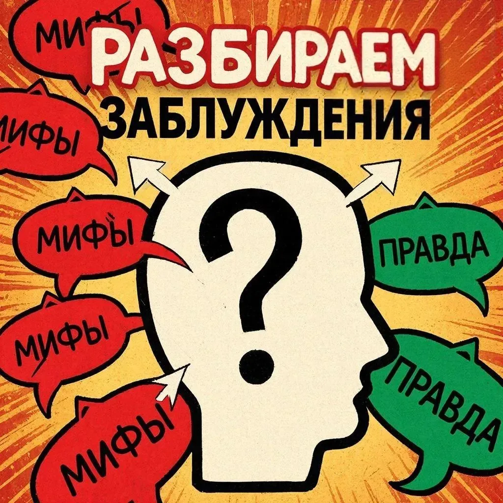 Разбираем популярные мифы о здоровье! 🧐