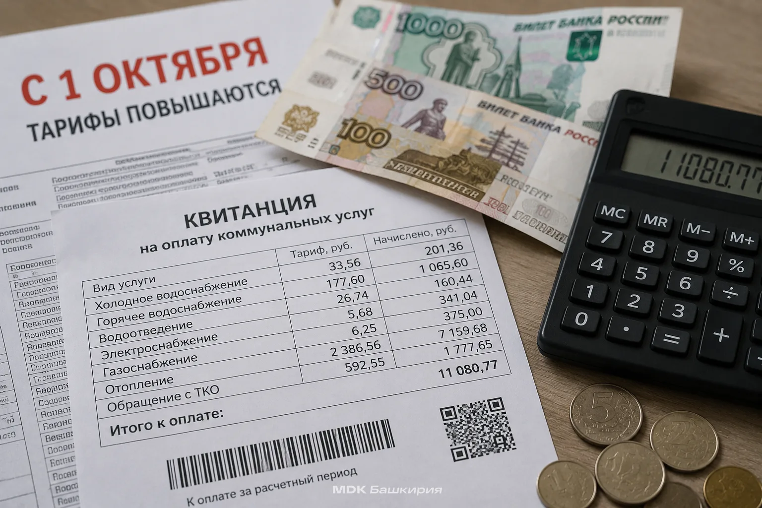 С октября жители Башкирии будут больше платить за коммуналку 💸