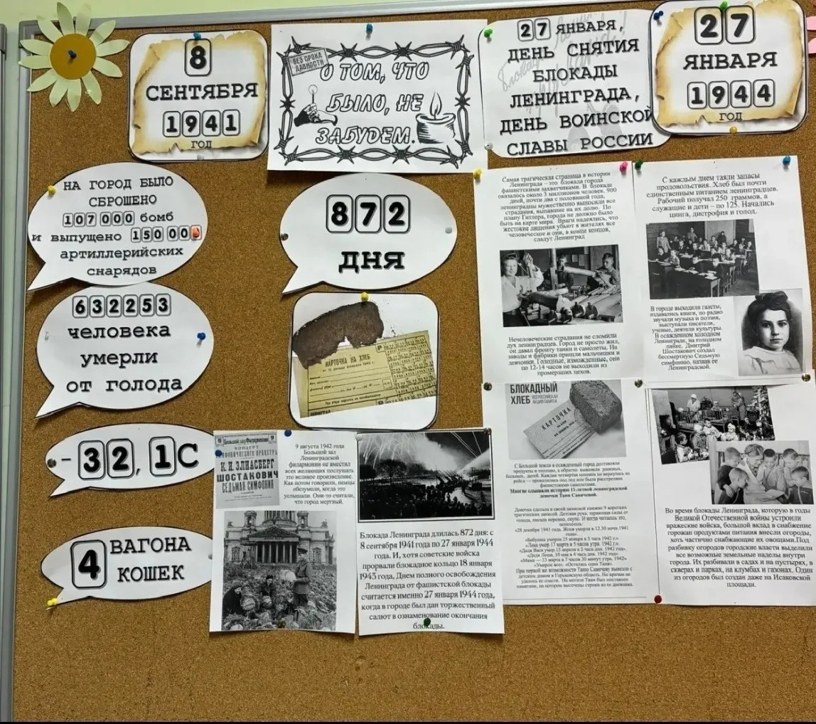 📚 В МБОУ «Школа №27» Г. о. Балашиха прошли классные часы, посвященные важной исторической дате — 27 