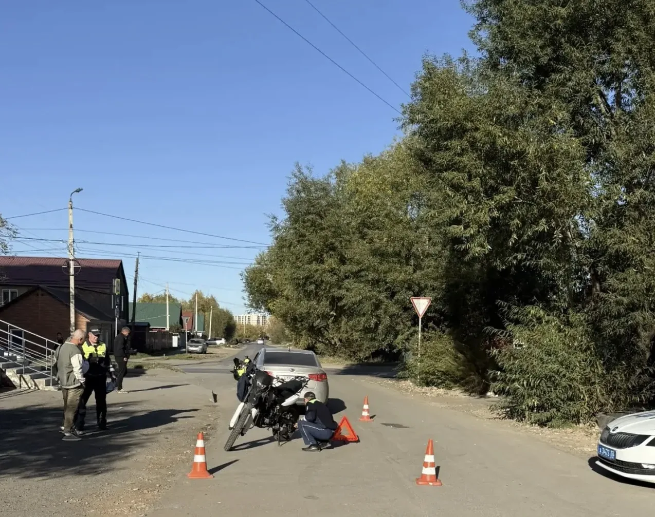 ❗️Сегодня в 15.50 часов в Госавтоинспекцию поступило  сообщение о ДТП в Центральном окр...
