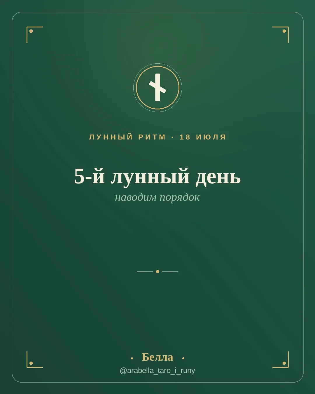 Пятый лунный день: наводим порядок