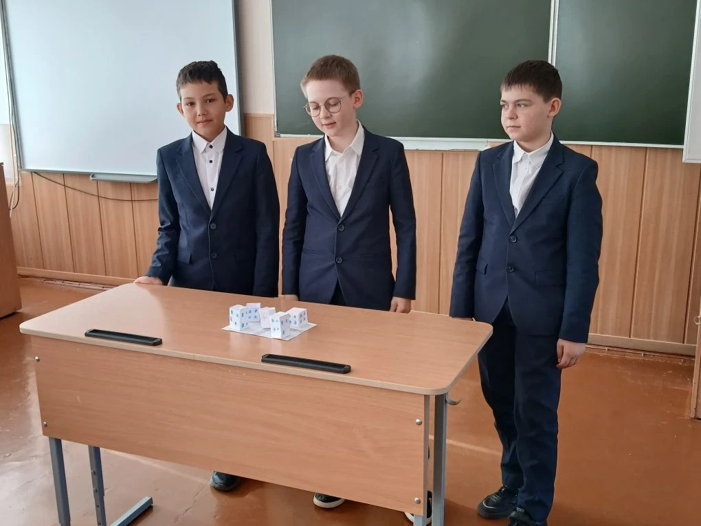 На последних уроках математики в 5 «А» классе прошла защита проектов «Город, который мы строим». Реб