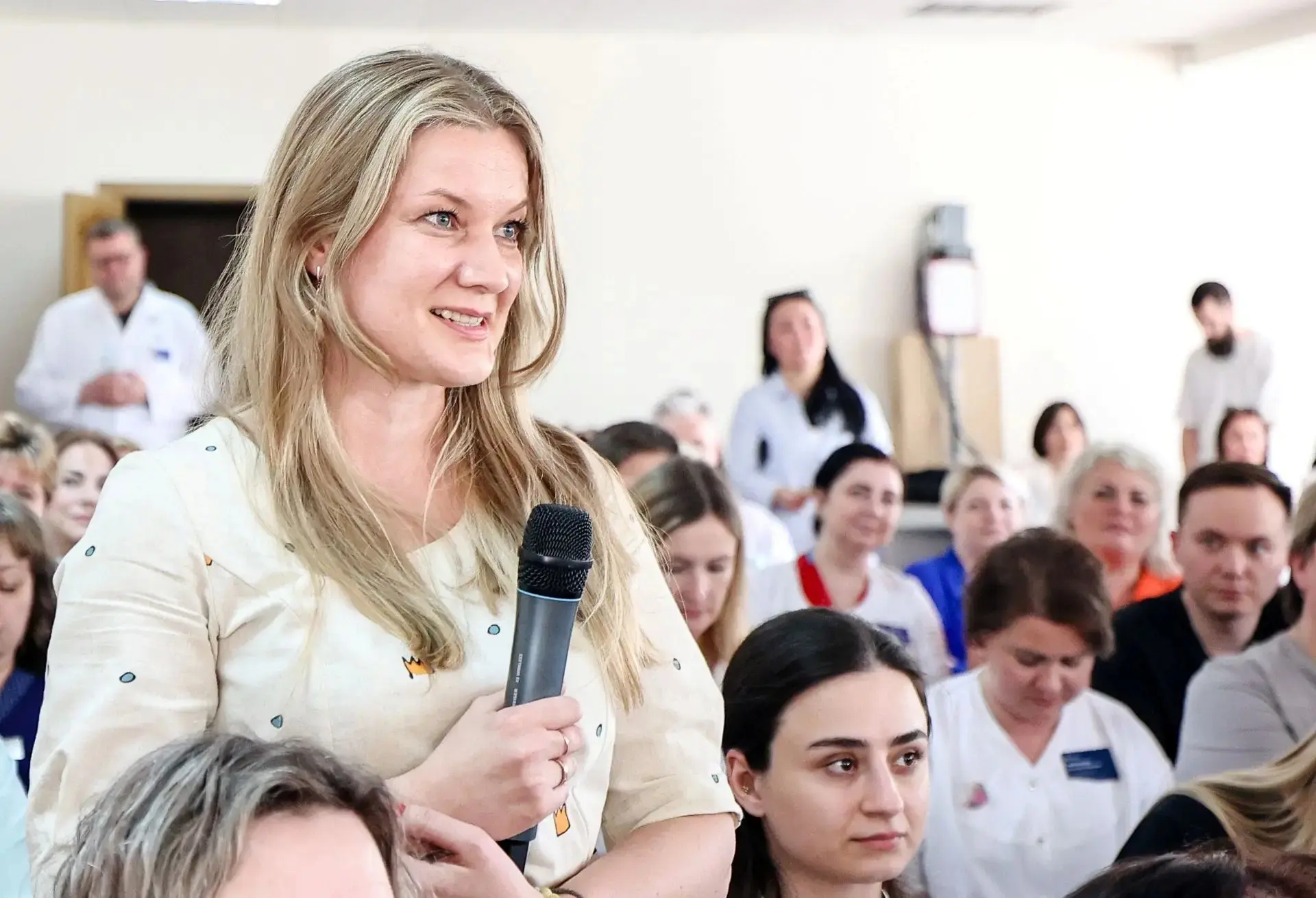 Вместе с командой, советником Министра здравоохранения Московской области Юрием Николаевичем Радионо