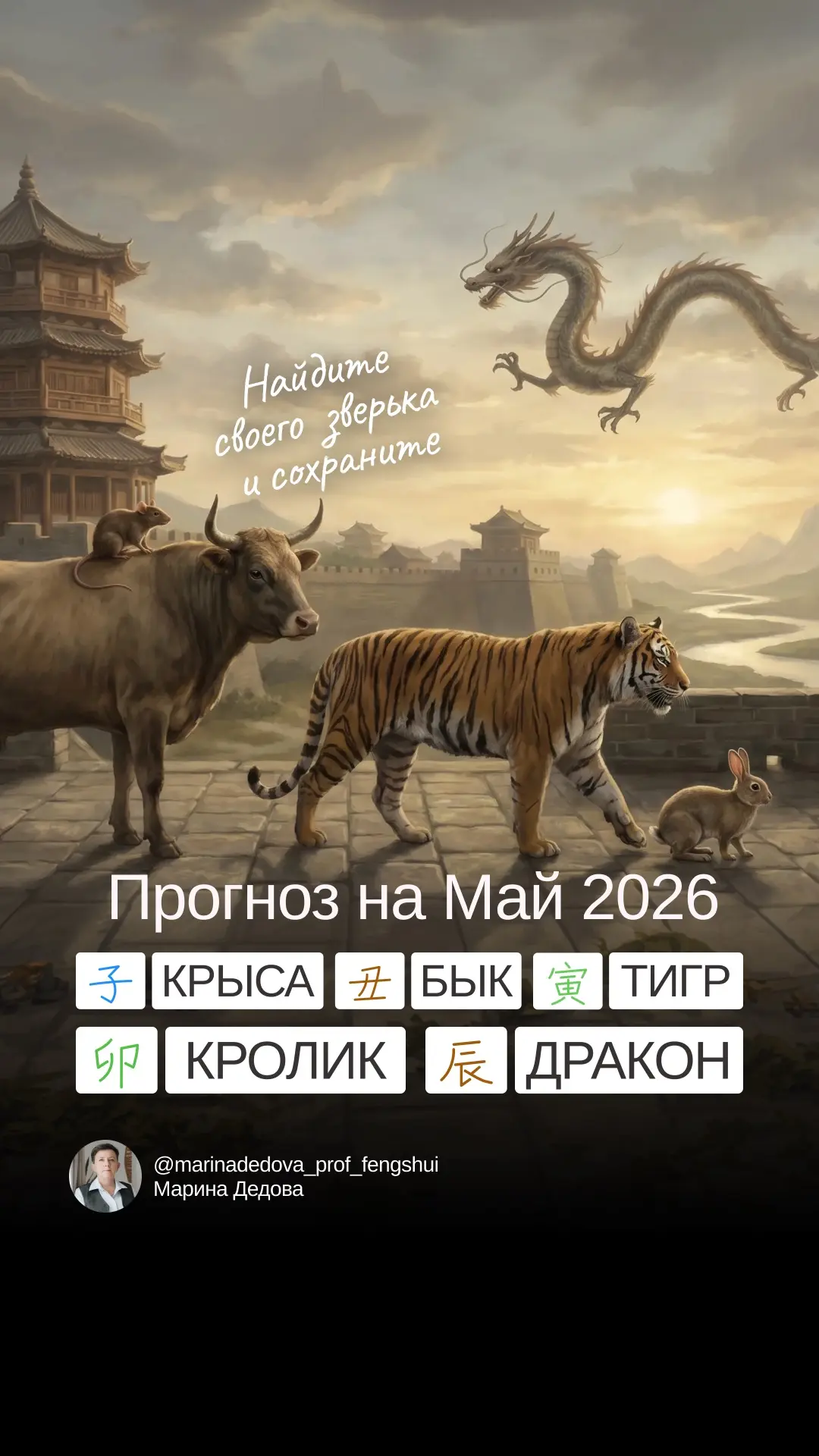 Крыса, Бык, Тигр, Кролик или Дракон в карте рождения — год, месяц, день или час? Листайте до своего 
