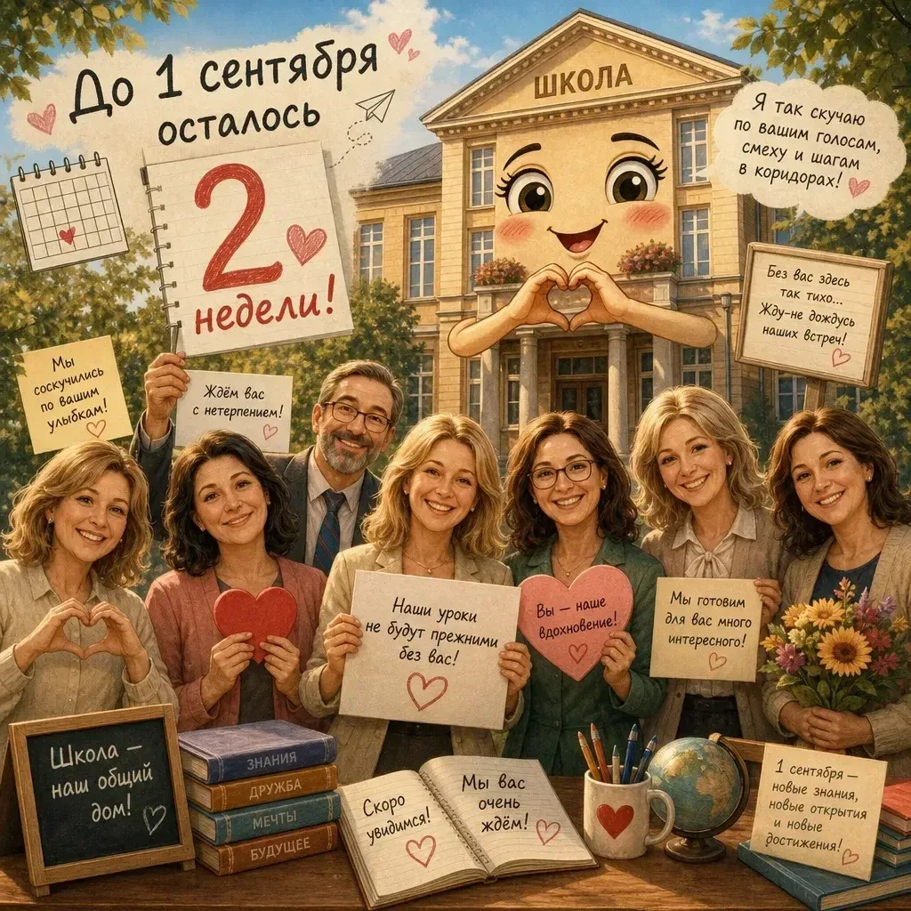 🍁 До 1 сентября осталось ровно две недели.