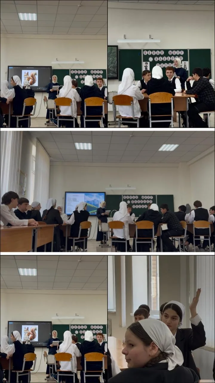 Дешаран Центрехь 8-чу классашкахь нохчийн матте болу безам ч1аг1беш, ненан мотт бовзар, безар т1еч1а