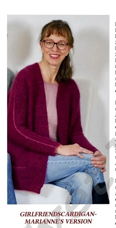 Кардиган Girlfriendscardigan Marianne от Wollweg Knits