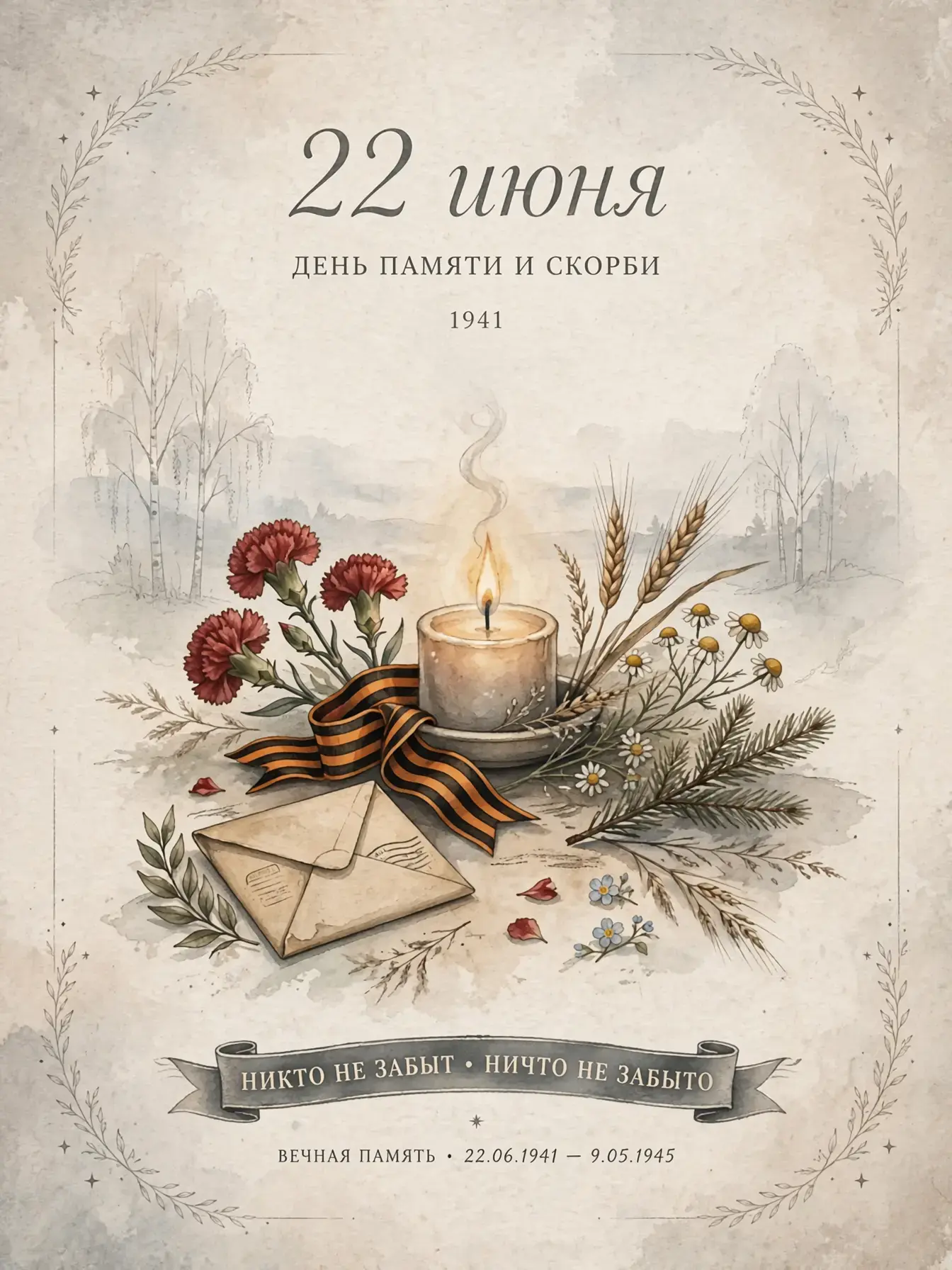 🕯 Дань памяти героям: 22 июня.

85 лет назад в этот день началась Великая Отечественная война. Эта 