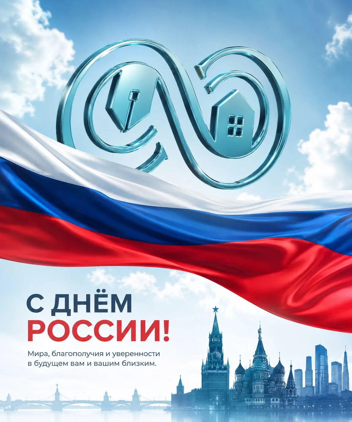 🇷🇺 Поздравляем с Днём России!

Желаем мира, благополучия, уверенности в будущем и спокойствия во в