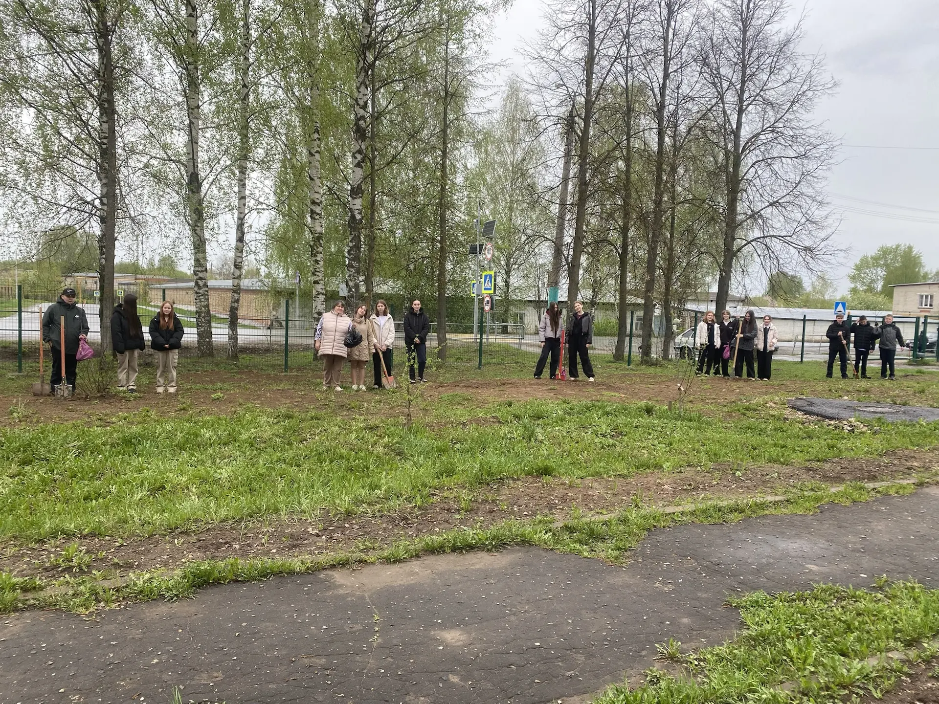 💥🌳🍎В МБОУ «Новоторъяльская СОШ»состоялась посадка саженцев яблонь учащимися агротехн...