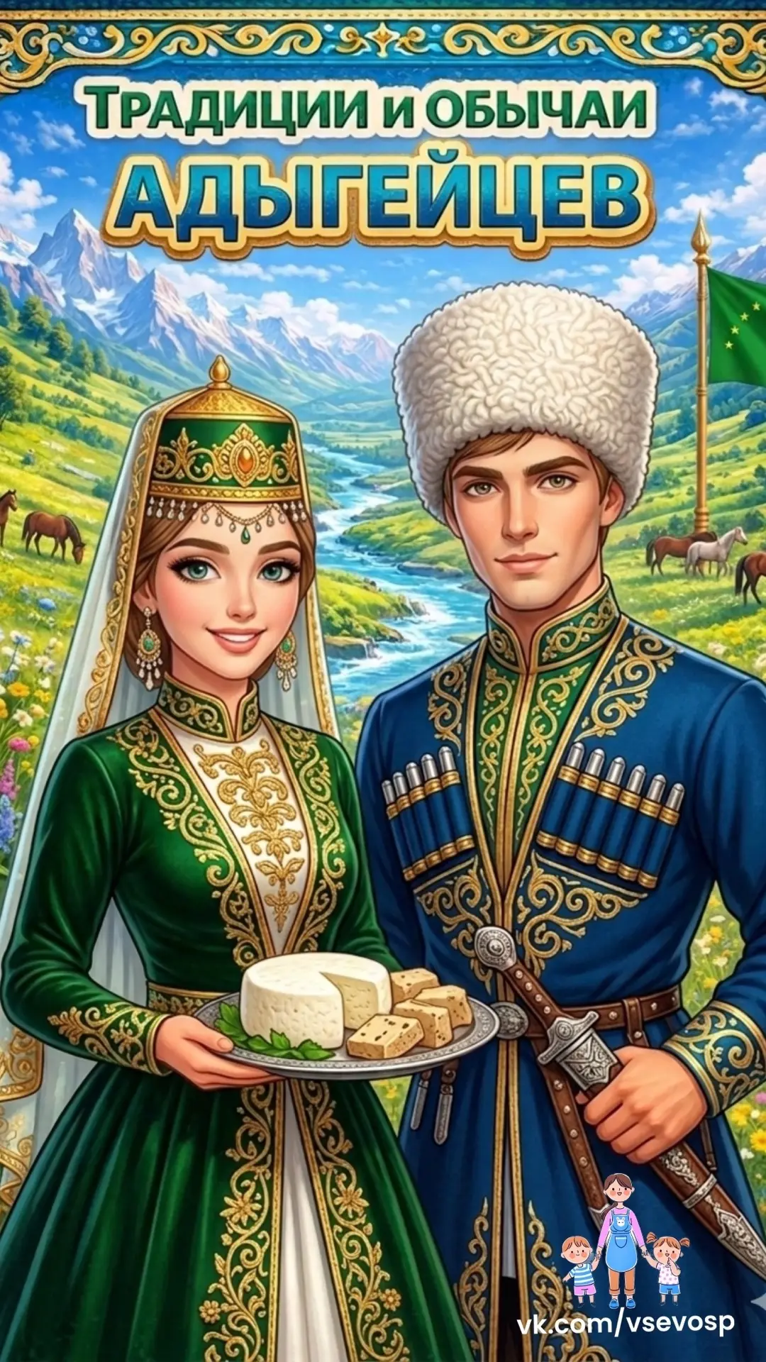 🌿 Традиции и обычаи адыгейцев 🌿


👨‍👩‍👧‍👦 Адыгейская культура учит важному: уважать старших, х