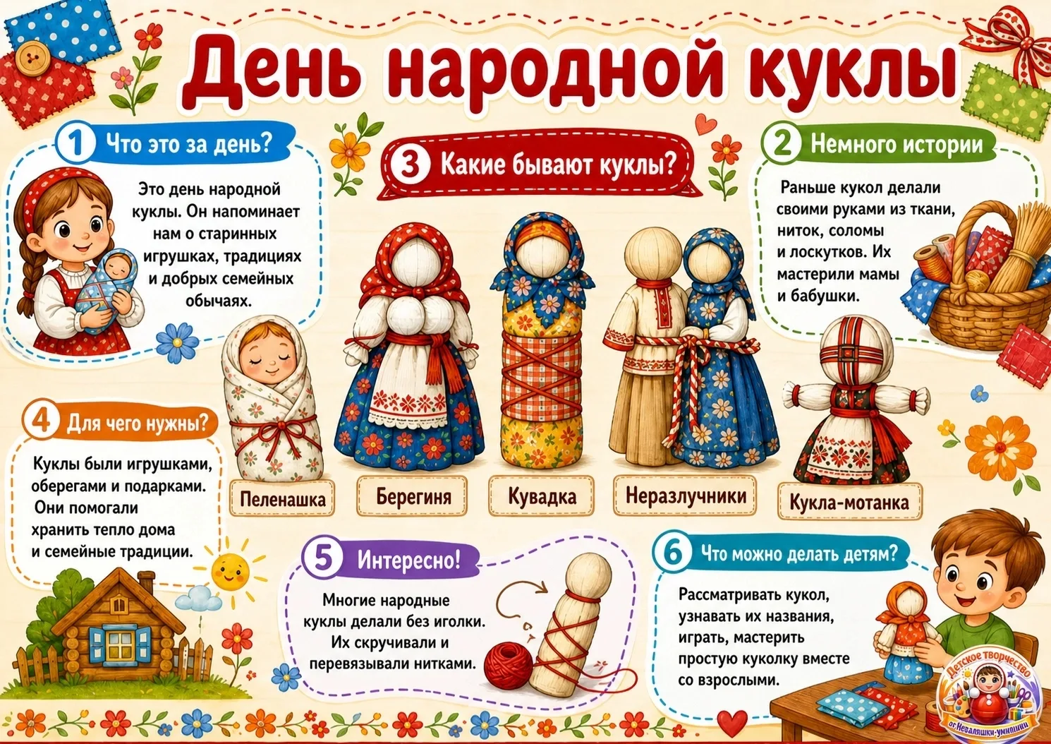 "Народная кукла" 🎎