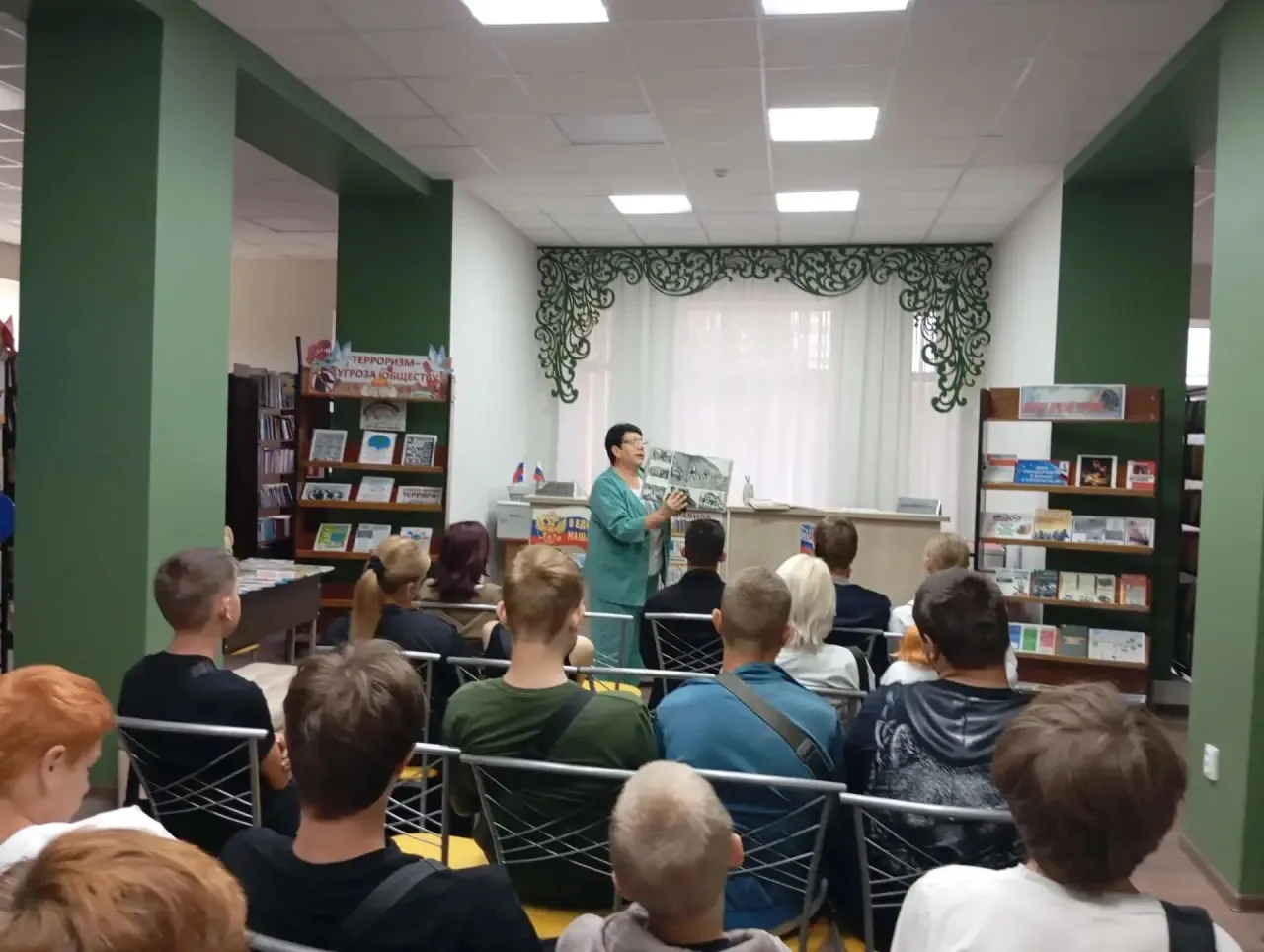 🗓️2 сентября в поселковой библиотеке состоялся час памяти для учеников 7-х, 8-х и 9-х ...