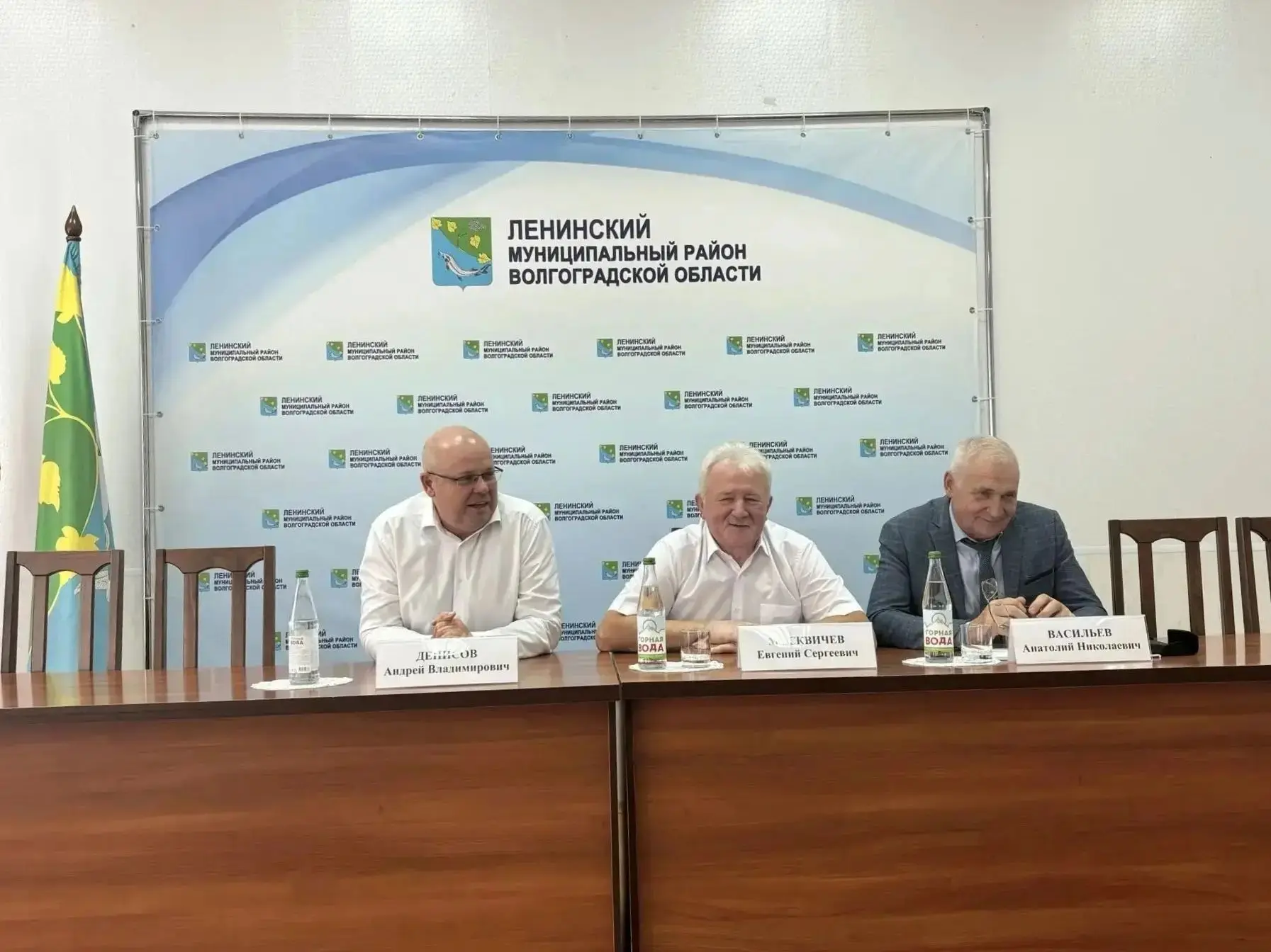 Визит Евгения Москвичева в Ленинский район