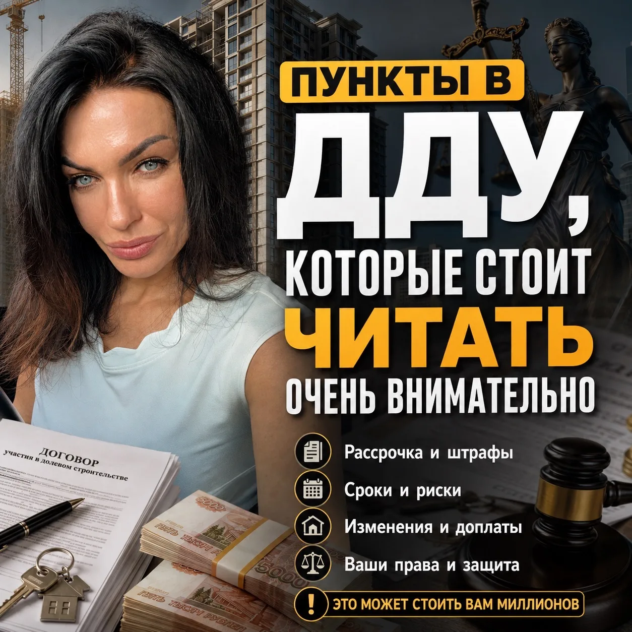 Взяла 9 разных ДДУ — Крым, Сочи, Москва — и выбрала пункты, где дольщик может оказаться...